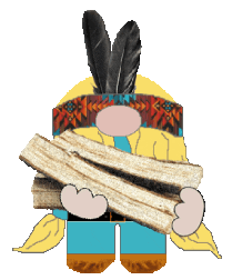 Native American Gnome Sticker