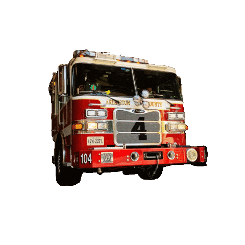 ArlingtonVAFD giphyupload fire firefighter fd Sticker
