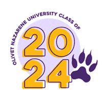 OlivetNazareneUniversity college gold purple university Sticker