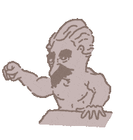mitchfroelich gym strong flex stare Sticker