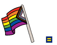 hrcatx pride lgbtqia hrc human rights campaign Sticker