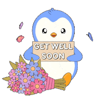 Feel Better Get Well Soon Sticker by Pudgy Penguins