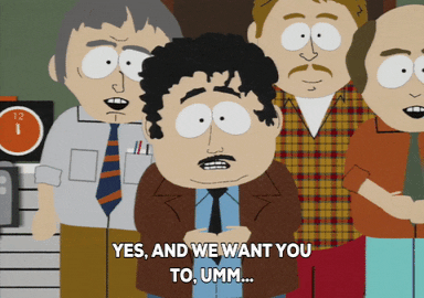 friends crowd GIF by South Park 