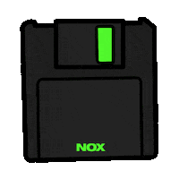 wearenox music retro 90s nft Sticker