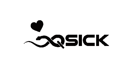 Black Hearts Heart Sticker by Qsick
