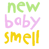 New Baby Sticker by Grace Farris