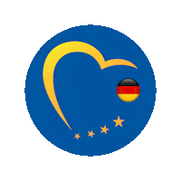 Germany Heart Sticker by EPP Group in the European Parliament