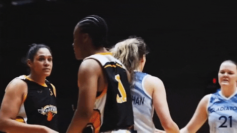 Caledoniagladiators giphyupload celebration basketball celebrate GIF