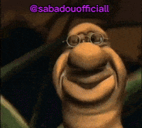 Caterpillar Falando GIF