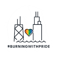 PrideCandle heart gay pride lgbt Sticker