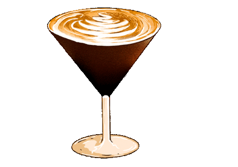 Espresso Martini Coffee Sticker