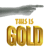 This Is Gold Sticker by Full Digital