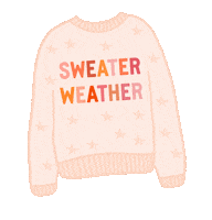Sweater Weather Pink Sticker