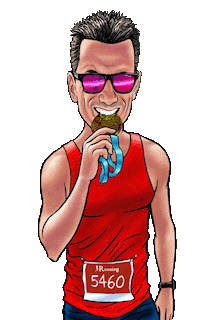 Runner Marathon Sticker by eBibs
