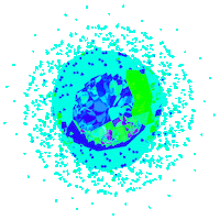 Art Pixel Sticker by Quasi Crystals