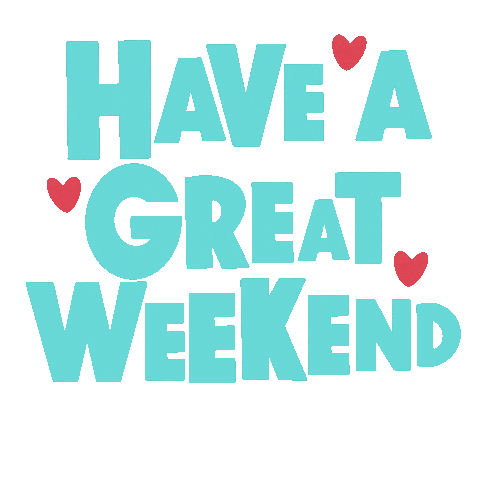 Weekend Hearts Sticker by EV Visuals