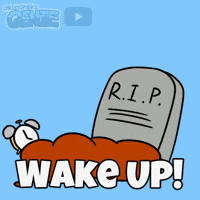 Tired Good Morning GIF by Christophers Genie