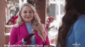 Jessy Schram Reaction GIF by Hallmark Channel
