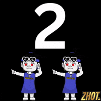 Number 2 Couple GIF by Zhotcita