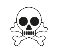 Halloween Death Sticker