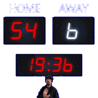 6 Away Sticker