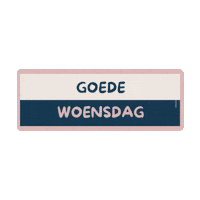 Woensdag Sticker by DOE Support
