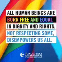 TransparencyInternational pride lgbtq queer freedom GIF