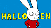 Trick Or Treat Halloween GIF by Simon Super Rabbit