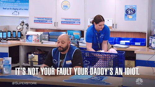 it&#39;s not your fault GIF by Superstore