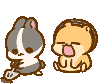 Rabbit Eat Sticker