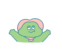 onemnem frog 楽しい 嬉しい おはよう Sticker