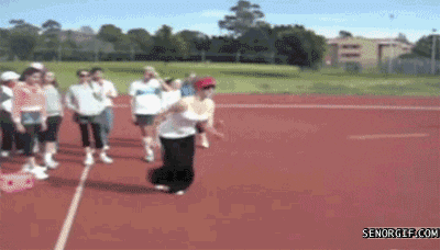 fail high jump GIF by Cheezburger
