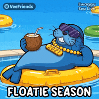 Summer Swimming GIF by VeeFriends