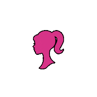 Barbie Sticker by Pret Salon
