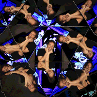 photobooth portrait kaleidoscope timeframe GIF