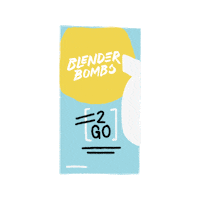Smoothie Blender Bombs Sticker by Hushup and Hustle