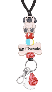 misstteachables teacher polymer clay lanyard lanyards Sticker