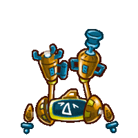 Angry Robot Sticker by Beat Workers