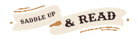 Summer Reading Saddle Up Sticker by BookSparks