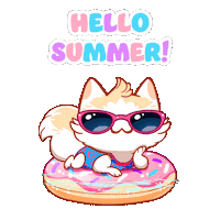 Summer Time Smile Sticker by Mino Games