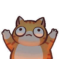 This Is Fine Red Cat Sticker