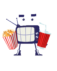 Comedy Popcorn Sticker by sat1