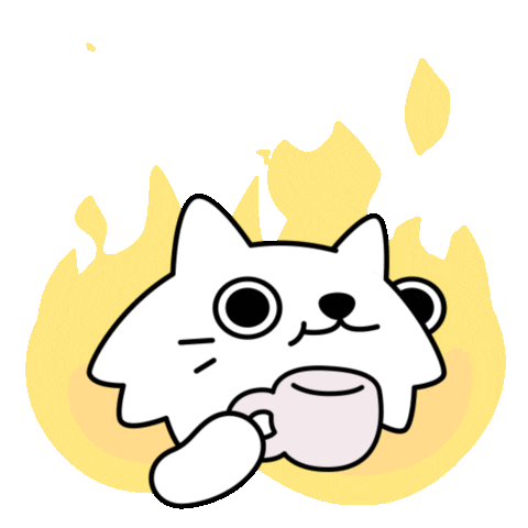 Tired Coffee Sticker by doodles