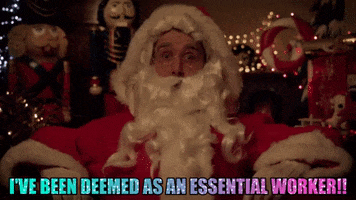 Santa Claus Fah GIF by FoilArmsandHog