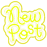 Art New Post Sticker