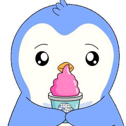 Ice Cream Summer Sticker by Pudgy Penguins