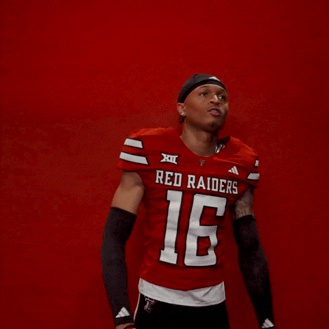 Ashton Hampton GIF by Texas Tech Football