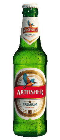 Artfisher Sticker by KingfisherWorld