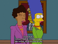 homer simpson bernice hibbert GIF