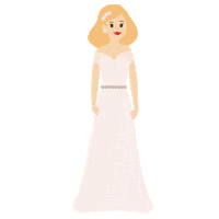 Wedding Dress Sticker by David's Bridal
